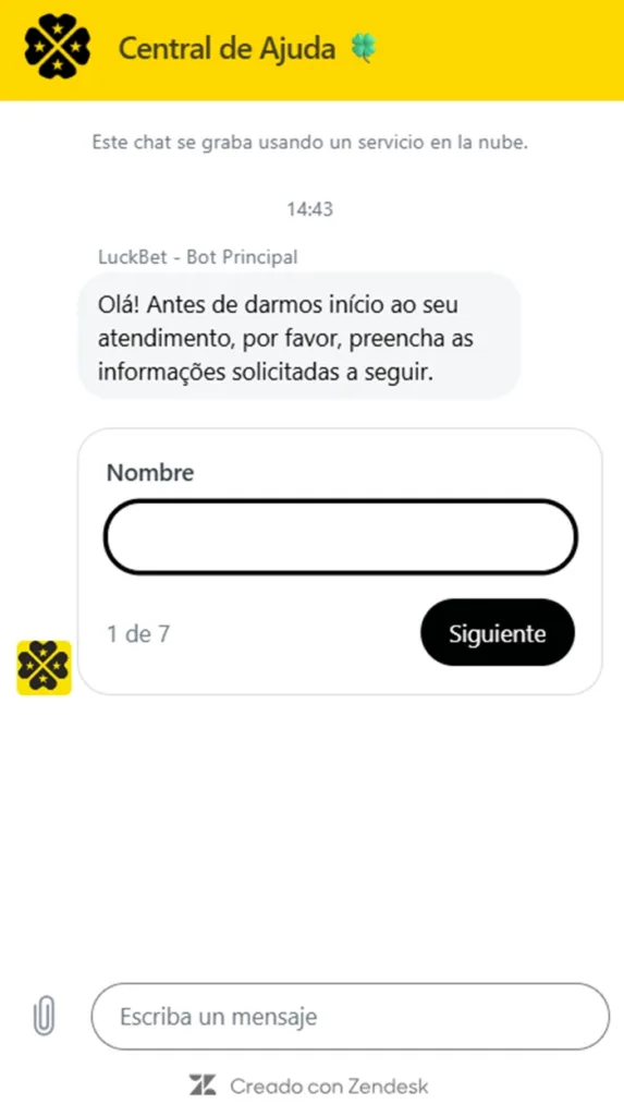 Luckbet Central De Ajuda