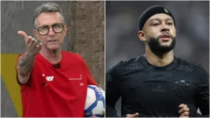 Craque Neto não perdoa e provoca Memphis Depay: “Você tem campo com seu nome no Corinthians?”