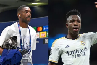Dembélé e Vinícius Júnior