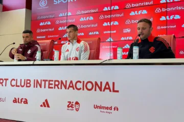 Lateral-direito, Alan Benítez é apresentado oficialmente no Internacional: “Não foi difícil escolher vir para o clube”