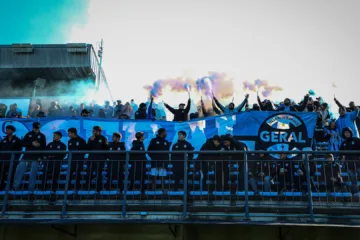 Torcedores do Grêmio provocam o Internacional pelo rebaixamento no Brasileirão Sub-20: “Multi rebaixado”