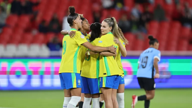 Seleção brasileira feminina conquista vaga nas Olimpíadas de 2028 após garantir presença na final da Copa América