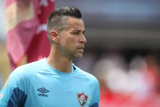 Fábio, goleiro do Fluminense, em jogo do Mundial