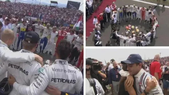 Fórmula 1 Tributo de Paddock a Jules Bianchi en 2015