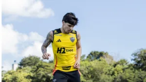 Isaac, do Atlético-MG, aposta em jogo-treino para ganhar chance com Cuca depois de empréstimo