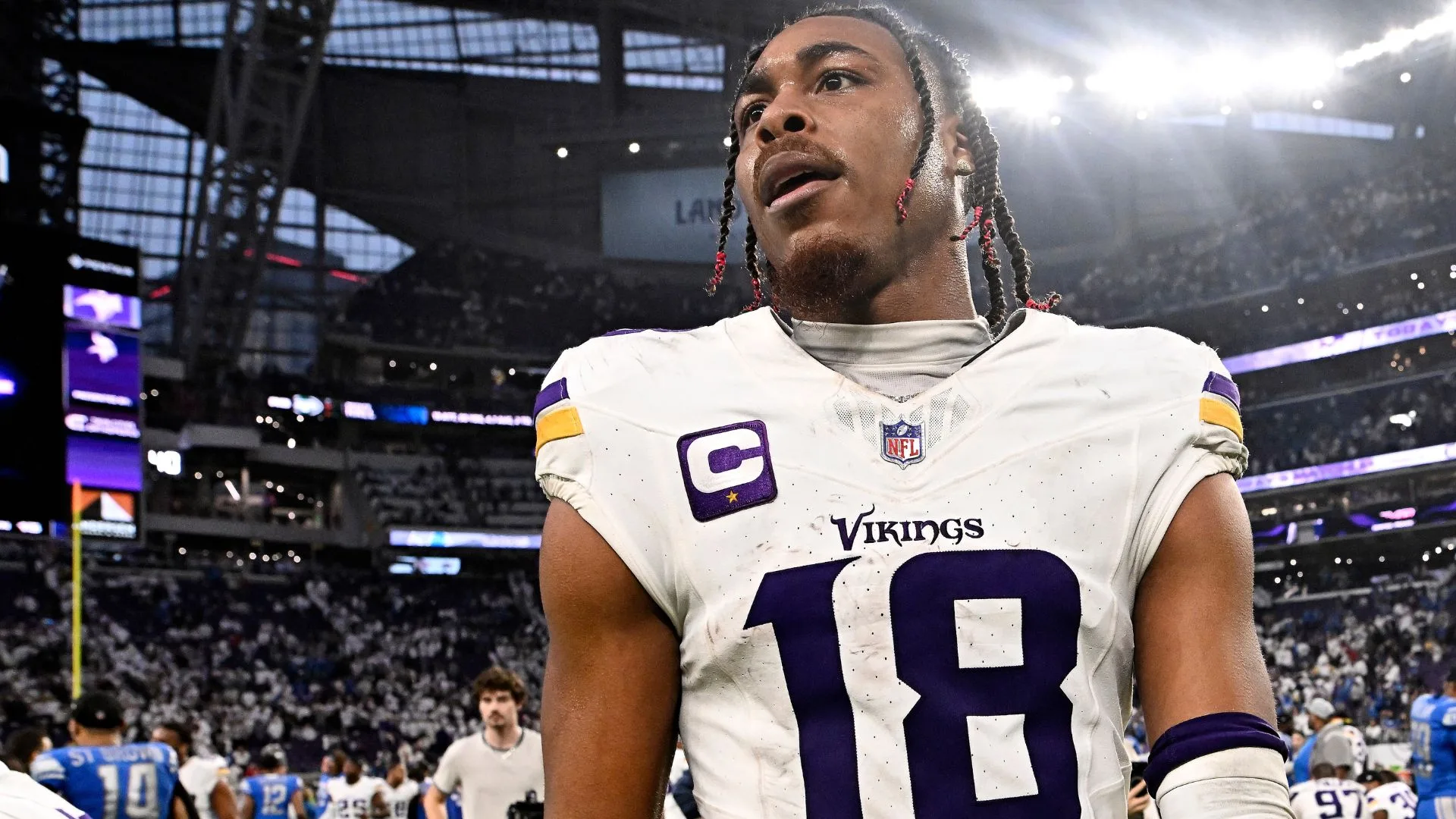 Justin Jefferson revela inspiração em Vinícius Júnior e explica sobre o “drama” do Draft da NFL