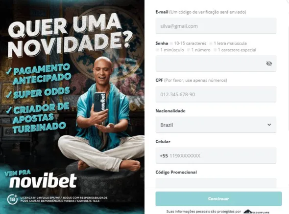 novibet cadastro