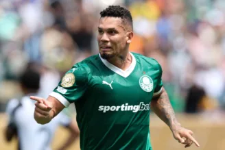 Paulinho, atacante do Palmeiras