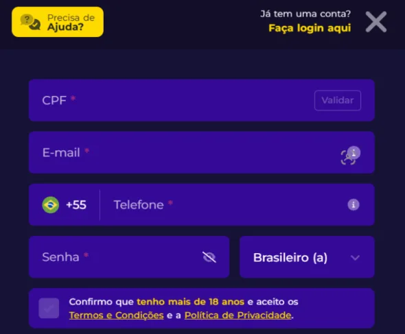 Cadastro Multibet Como se registrar na MultiBet