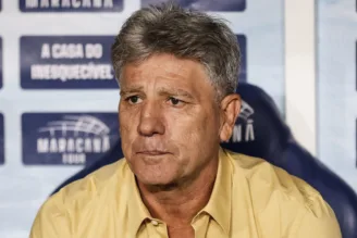 Renato Gaúcho, em jogo no Maracanã