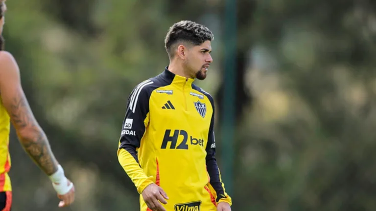 Atlético-MG não terá Rubens, Cuello e Junior Santos para duelo contra Atlético Bucaramanga na Sul-Americana