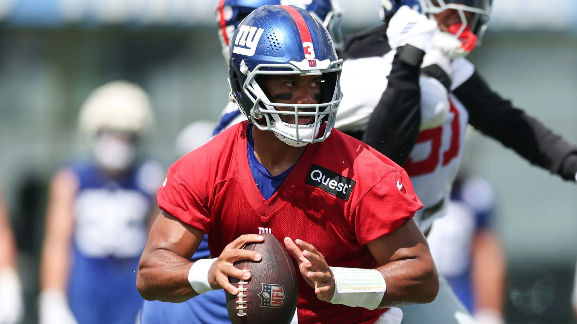 Russell Wilson ganha nova chance e é eleito o titular do New York Giants na NFL