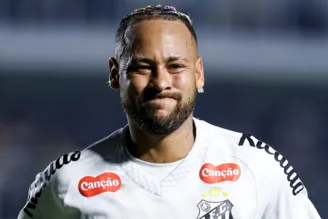 Neymar, atacante do Santos