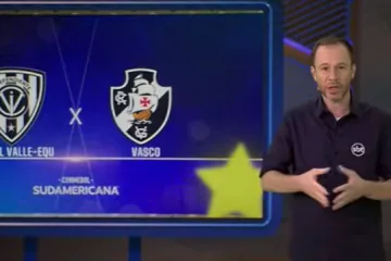 Tiago Leifert não grita gol em Del Valle x Vasco e revolta torcedores: “Que coisa ridícula”