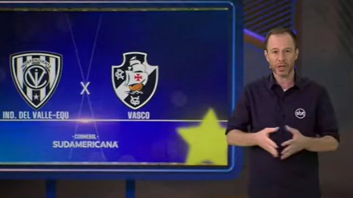 Tiago Leifert não grita gol em Del Valle x Vasco e revolta torcedores: “Que coisa ridícula” Tiago Leifert não grita gol em Del Valle x Vasco e revolta torcedores: “Que coisa ridícula”