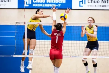 Brasil vence a França no tie-break e sobe na classificação da Liga das Nações de Vôlei