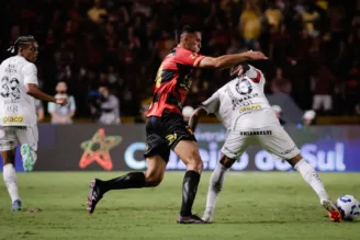Santos busca o empate contra o Sport no final da partida e torcida reclama: "Ninguém joga bem"