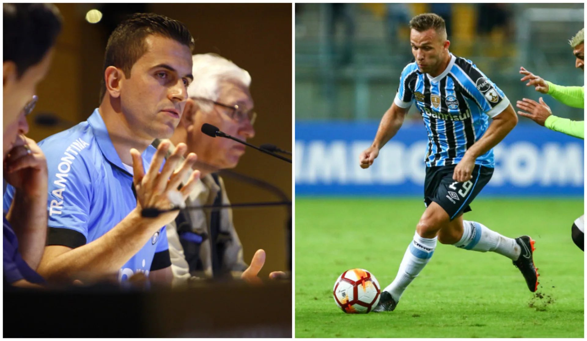 Diogo Olivier vê Libertadores de 2017 distante, mas aprova voltas de Grohe e Arthur ao Grêmio: “No atual cenário”