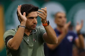 Abel Ferreira, em jogo do Brasileirão