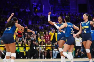 Jogadoras do vôlei feminino do Brasil