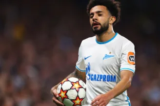 Claudinho em jogo do Zenit