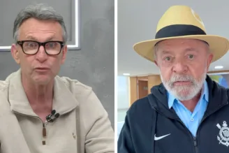 Craque Neto e Luiz Inácio Lula