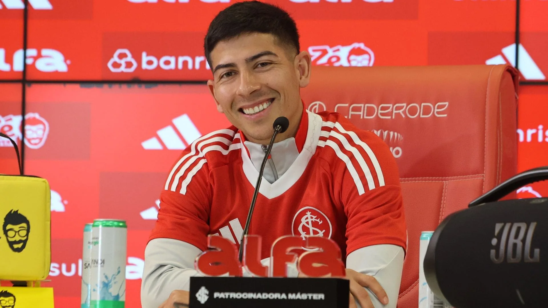 Torcedores do Internacional pedem Alan Rodriguez contra o São Paulo após registro no BID: “Tem que colocar no time”