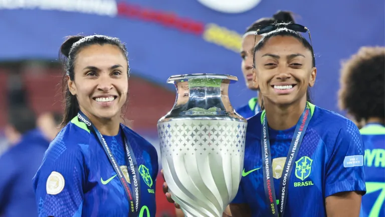 Kerolin exalta presença de Marta na Copa América Feminina: “Não é qualquer pessoa que faria aquele gol”