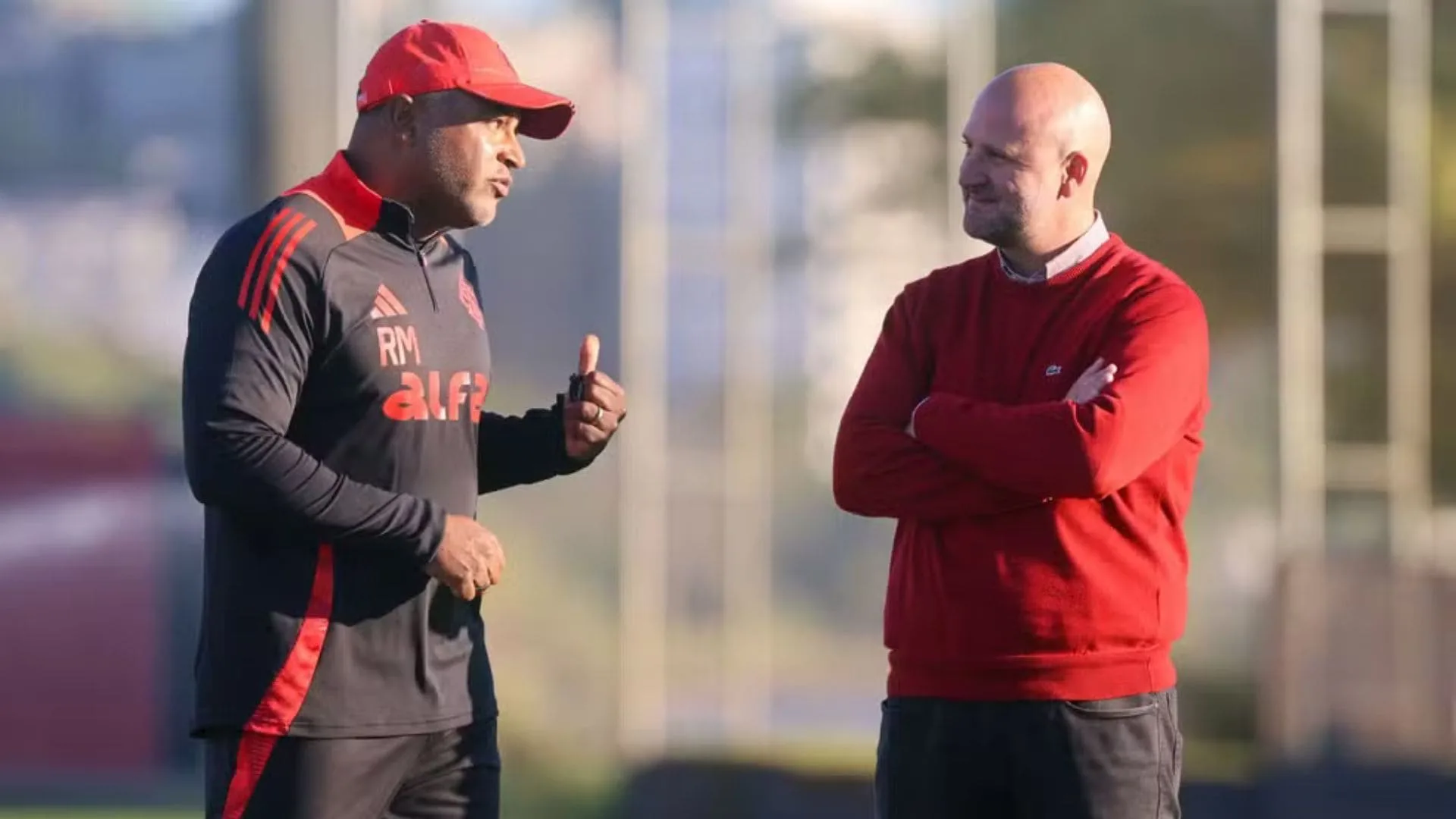 José Olavo Bisol, vice-presidente de futebol do Internacional, garante permanência de Roger Machado: “Não pensamos em uma mudança”