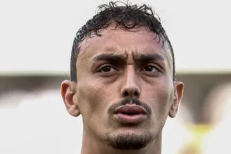 Diego Pituca em campo pelo Santos