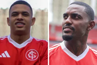 Diego Rosa e Ramon, jogadores do Internacional