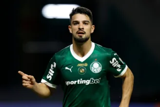 Flaco López, atacante do Palmeiras