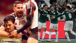 Flamengo e Palmeiras fecham rodada em vantagem na luta pelo título do Brasileirão e Cruzeiro liga alerta