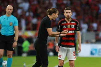 Jorginho e Filipe Luís, do Flamengo