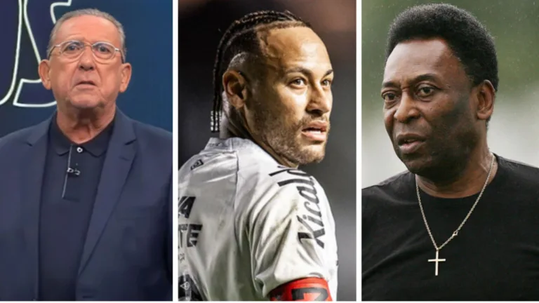 Galvão Bueno se desculpa com Neymar e cita lição de Pelé sobre o Santos: “Vivemos do carinho deles”