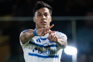 Kaio Jorge comemora gol no Brasileirão