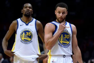 Kevin Durant e Curry