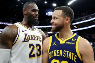 LeBron James e Curry