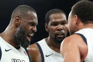 LeBron James, Kevin Durant e Stephen Curry