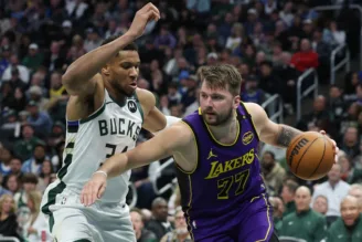 Luka Doncic e Antetokounmpo
