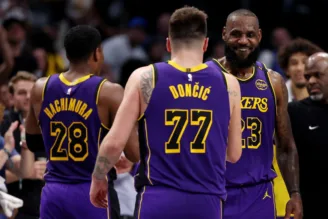 Luka Doncic e LeBron James