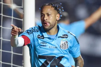 Neymar, atacante do Santos