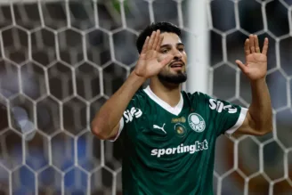 Flaco López, atacante do Palmeiras