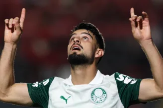 Flaco López, jogador do Palmeiras