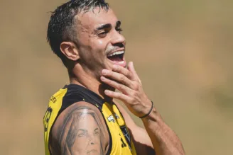 Reinier em treino pelo Atlético-MG