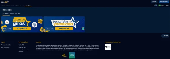 apostarbet promoções