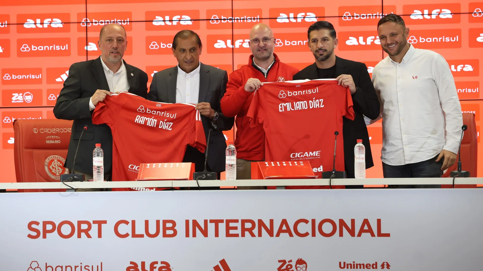 Baldasso defende parceria de Ramón Díaz e Emiliano no Internacional: “Um técnico nunca decide sozinho”