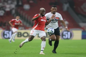 Enner Valencia em jogo entre Internacional x São Paulo