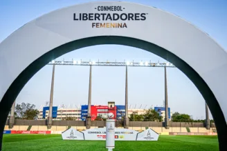 Bola da Liberadores Feminina antes de partida da competição