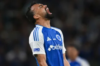 Fabrício Bruno, em jogo do Cruzeiro